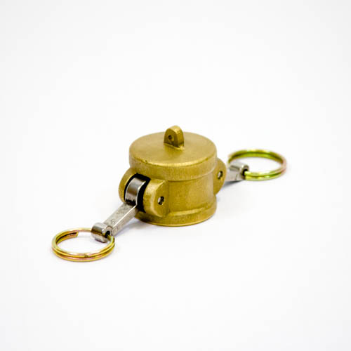 Camlock Coupling Dust Cap, Diameter 20 mm (3/4"), brass, IMPA 352065