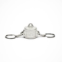 [1776] Camlock Coupling Dust Cap, Diameter 20 mm (3/4"), Stainless steel, IMPA 352081