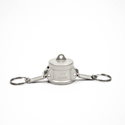 Camlock Coupling Dust Cap, Diameter 25 mm (1"), Stainless steel, IMPA 352082