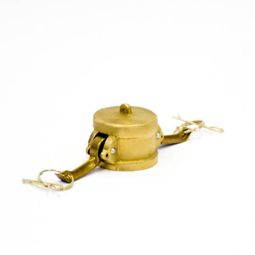 Camlock Coupling Dust Cap, Diameter 40 mm (1-1/2"), brass, IMPA 352068