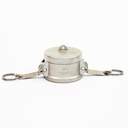 [1781] Camlock Coupling Dust Cap, Diameter 50 mm (2"), Stainless steel, IMPA 352085
