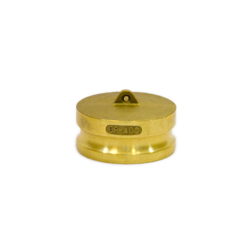Camlock Coupling Dust Plug, Diameter 100 mm (4"), brass, IMPA 351973