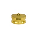 [1618] Camlock Coupling Dust Plug, Diameter 100 mm (4"), brass, IMPA 351973