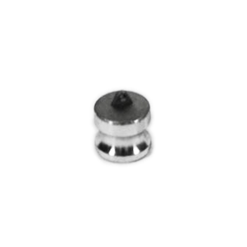 Camlock Coupling Dust Plug, Diameter 25 mm (1"), Aluminium, IMPA 351952
