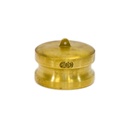 [1617] Camlock Coupling Dust Plug, Diameter 75 mm (3"), Brass, IMPA 351971