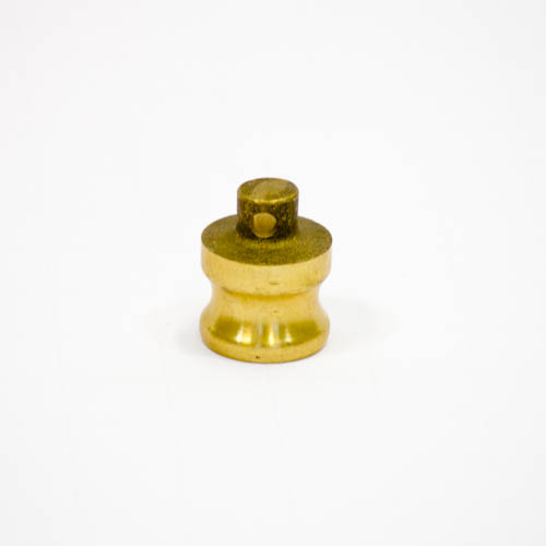 Camlock Coupling Dust Plug, Diameter 13 mm (1/2"), Brass, IMPA 351964
