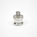 [1722] Camlock Coupling Dust Plug, Diameter 20 mm (3/4"), Stainless steel, IMPA 351981