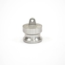 [1726] Camlock Coupling Dust Plug, Diameter 40 mm (1-1/2"), Stainless steel, IMPA 351984