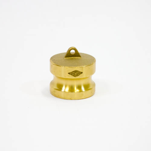 Camlock Coupling Dust Plug, Diameter 50 mm (2"), Brass, IMPA 351969