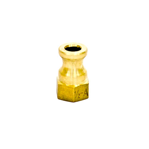 Camlock Koppeling Type A, Diameter 13 mm (1/2"), Messing, IMPA 351715