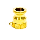 [1549] Camlock Coupling Type A, Diameter 25 mm (1"), Brass, IMPA 351717