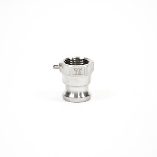 Camlock Coupling Type A, Diameter 25 mm (1"), Stainless steel, IMPA 351733