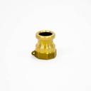 [1550] Camlock Coupling Type A, Diameter 32 mm (1-1/4"), Brass, IMPA 351718