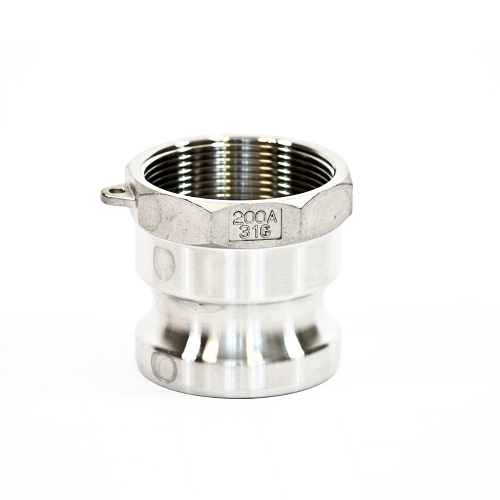 Camlock Coupling Type A, Diameter 50 mm (2"), Stainless steel, IMPA 351736