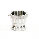 [1561] Camlock Coupling Type A, Diameter 50 mm (2"), Stainless steel, IMPA 351736