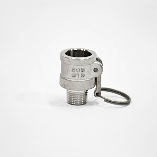 Camlock Coupling Type B, Diameter 13 mm (1/2"), Stainless steel, IMPA 351881