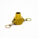 [1662] Camlock Coupling Type B, Diameter 20 mm (3/4"), Brass, IMPA 351866