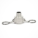 [1671] Camlock Coupling Type B, Diameter 20 mm (3/4"), Stainless steel, IMPA 351882