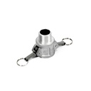 [1654] Camlock Coupling Type B, Diameter 25 mm (1"), Aluminium, IMPA 351853