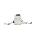 [1672] Camlock Coupling Type B, Diameter 25 mm (1"), Stainless steel, IMPA 351883