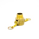[1664] Camlock Coupling Type B, Diameter 32 mm (1-1/4"), brass, IMPA 351868