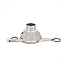 [1673] Camlock Coupling Type B, Diameter 32 mm (1-1/4"), Stainless steel, IMPA 351884