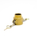 [1665] Camlock Coupling Type B, Diameter 40 mm (1-1/2"), Brass, IMPA 351869