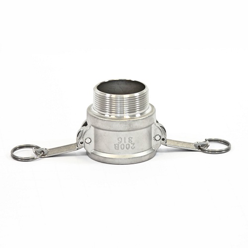 Camlock Koppeling Type B, Diameter 50 mm (2"), Roestvrij staal, IMPA 351886