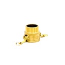 [1667] Camlock Coupling Type B, Diameter 63 mm (2-1/2"), Brass IMPA 351871
