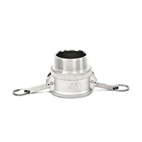 Camlock Coupling Type B, Diameter 63 mm (2-1/2"), Stainless steel, IMPA 351887