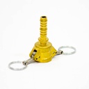 [1741] Camlock Coupling Type C, Diameter 13 mm (1/2"), brass, IMPA 352014