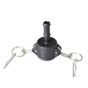 [8222] Camlock Coupling Type C, Diameter 13 mm (1/2"), Polypropylene