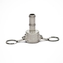 [1749] Camlock Coupling Type C, Diameter 20 mm (3/4"), Stainless steel, IMPA 352031