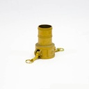 [1745] Camlock Coupling Type C, Diameter 50 mm (2"), brass, IMPA 352029
