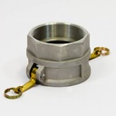 [1599] Camlock Coupling Type D, Diameter 100 mm (4"), Aluminium, IMPA 351809