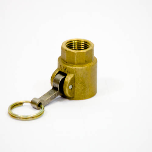 Camlock Coupling Type D, Diameter 13 mm (1/2"), Brass, IMPA 351815