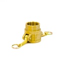 [4031] Camlock Coupling Type D, Diameter 32 mm (1-1/4"), Brass, IMPA 351818