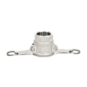 [1647] Camlock Coupling Type D, Diameter 40 mm (1-1/2"), Stainless steel, IMPA 351835
