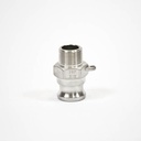 [1697] Camlock Coupling Type E, Diameter 20 mm (3/4"), Stainless steel, IMPA 351931