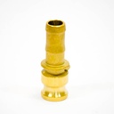 [1690] Camlock Coupling Type E, Diameter 25 mm (1"), Brass, IMPA 351916