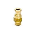 [1574] Camlock Coupling Type F, Diameter 13 mm (1/2"), Brass, IMPA 351765