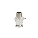[1584] Camlock Coupling Type F, Diameter 20 mm (3/4"), Stainless steel, IMPA 351782