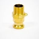[1576] Camlock Coupling Type F, Diameter 25 mm (1"), Brass, IMPA 351767