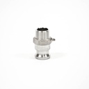 [1585] Camlock Coupling Type F, Diameter 25 mm (1"), Stainless steel, IMPA 351783