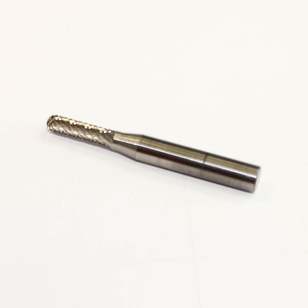 Hardmetalen stiftfrees, cilindrische bolvorm (B12), schacht 6 mm, blad 4 mm, lengte 50 mm, IMPA 632512