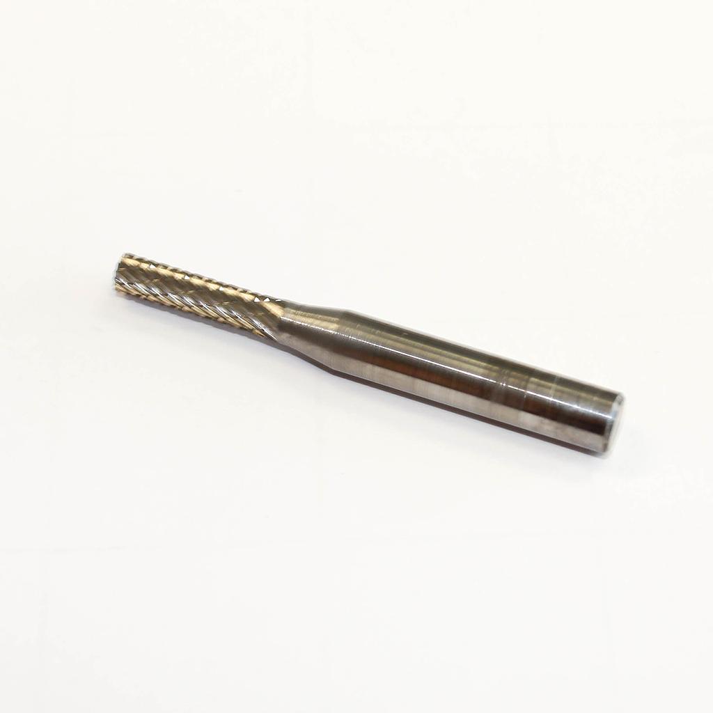 Carbide rotary bur, cylindrical flat end (A02), shank 6 mm, blade 4 mm, length 50 mm, IMPA 632502