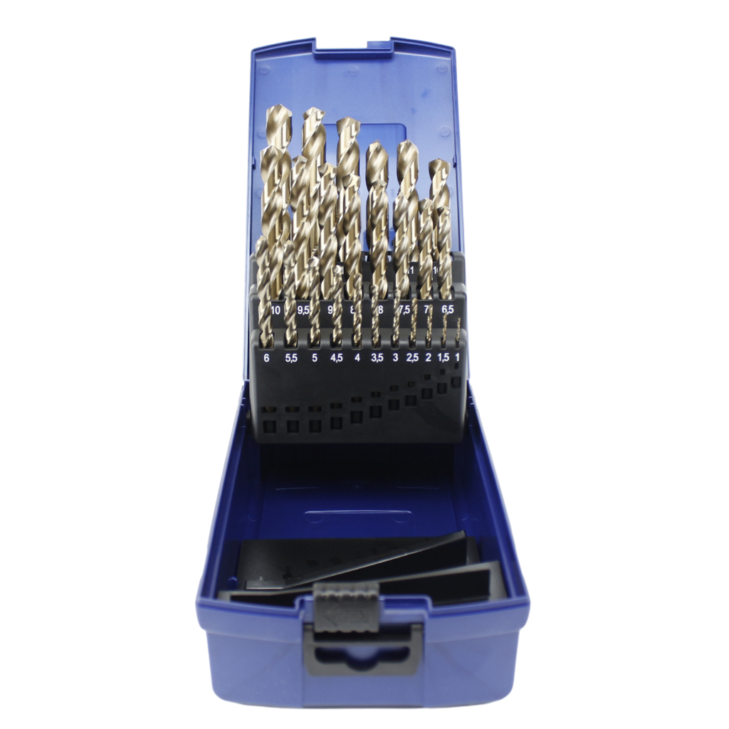 TETRA Metaalborenset 1 - 13mm 25-delig. HSS-Cobalt 5%. IMPA 630255