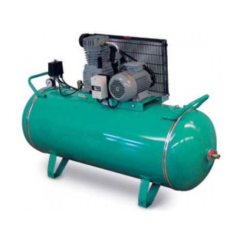 Compressor CFT 203, 400/440V, 3Ph, 60Hz, 200 ltr tank,  500 ltr/min 3 kW / 4 pk