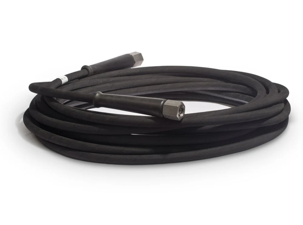 Den-Jet high pressure hose 500 bar, 20 meter with 1/2" BSP Stainless Steel swivel, PN 81400962