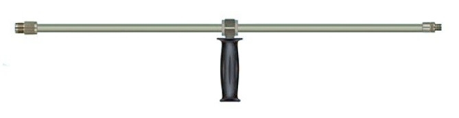 Den-Sin Lans 1000 mm met zijhendel voor 500 Bar, zonder  nozzle, PN 700550141